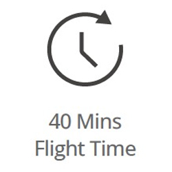 40 mins flight time