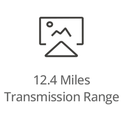 12.4 Miles transmission range