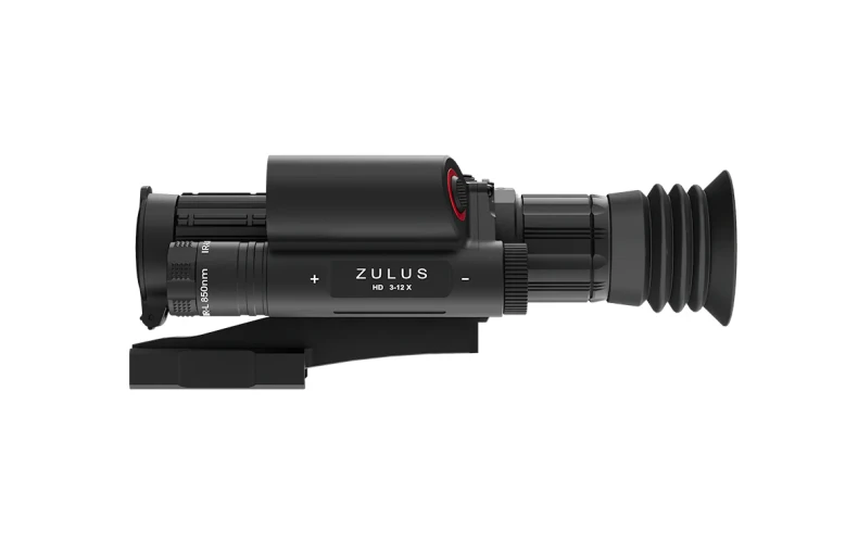 DNT Optics Zulus LRF HD 3-12 Digital Day and Night Vision with Ballistic Calculator